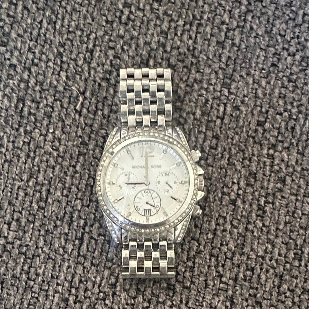 Michael Kors Silver Chronograph Men's Watch